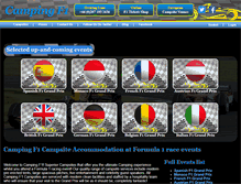 Tablet Screenshot of campingf1.com